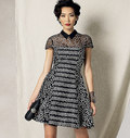 Petite Fit and Flare Dress, Zandra Rhodes Petite Fit and Flare Dress, Zandra Rhodes