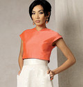 Crop Top and Flared Yoke Skirt, Nicola Finetti Crop Top and Flared Yoke Skirt, Nicola Finetti