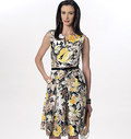 Notch-Neck Princess-Seam Dresses, Vogue Easy Options, Custom Fit Notch-Neck Princess-Seam Dresses, Vogue Easy Options, Custom Fit