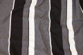 Across-striped, lightweight knit in black, grey and off white Across-striped, lightweight knit in black, grey and off white