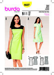 Dress, Slightly Flared with Panel Seam Dress, Slightly Flared with Panel Seam