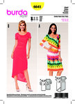 Jersey Dress, Round Neckline, Side Pleats Jersey Dress, Round Neckline, Side Pleats