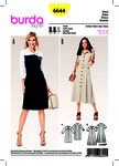 Dress, Buttoned, Shirtblouse Style Dress, Buttoned, Shirtblouse Style