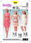 Summer dress, waistband, cut-outs Summer dress, waistband, cut-outs