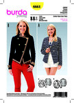 Jacket, Short Jacket, Fitted, with Wide Lapels Jacket, Short Jacket, Fitted, with Wide Lapels