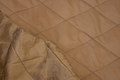 Beige quilt with fur-side Beige quilt with fur-side