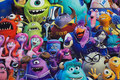 Cotton-canvas with colorful monsters Cotton-canvas with colorful monsters