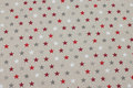 Deko-fabric in linen-look with small stars and gold-glitter Deko-fabric in linen-look with small stars and gold-glitter