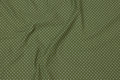 Olive-green cotton-jersey with white mini-dots Olive-green cotton-jersey with white mini-dots