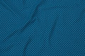 Petrol cotton-jersey with small white mini-dots Petrol cotton-jersey with small white mini-dots