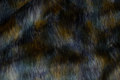 Long-haired luxus-fur in beautiful navy, green and golden colors Long-haired luxus-fur in beautiful navy, green and golden colors