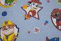 Light blue, firm cotton with Paw Patrol Light blue, firm cotton with Paw Patrol