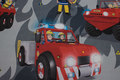 Grey, firm cotton with Fireman Sam Grey, firm cotton with Fireman Sam