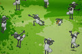 Green, firm cotton with Frode sheep Green, firm cotton with Frode sheep