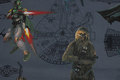 Charcoal, firm cotton with Starwars motifs Charcoal, firm cotton with Starwars motifs