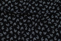 Black blouse-micropolyester with white feather Black blouse-micropolyester with white feather