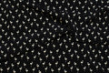 Black blouse-micropolyester with small off white flamingos Black blouse-micropolyester with small off white flamingos