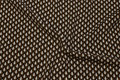 Light brown viscose-mousselin with small penguins Light brown viscose-mousselin with small penguins