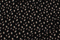 Black viscose-mousselin with small lysebrunt and creme-colored pattern Black viscose-mousselin with small lysebrunt and creme-colored pattern