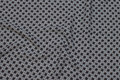 White and grey viscose-mousselin with small circle-pattern White and grey viscose-mousselin with small circle-pattern