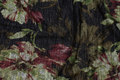 Charcoal, lightweight winter-knit with olive-colored and heather-colored flowers Charcoal, lightweight winter-knit with olive-colored and heather-colored flowers