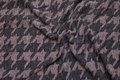 Brown-dark grey winter-knit with 4 cm large tinystep-pattern Brown-dark grey winter-knit with 4 cm large tinystep-pattern
