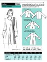 Long jacket in 3/4 length Long jacket in 3/4 length