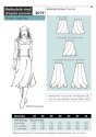 Skirts with twisted panels Skirts with twisted panels