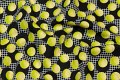 Black-lime patchworkcotton with tennisballs Black-lime patchworkcotton with tennisballs