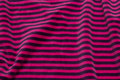 Stretch-velvet, across-striped in pink and dark purple Stretch-velvet, across-striped in pink and dark purple