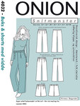 Pants and shorts with large width Pants and shorts with large width