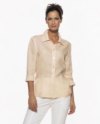 Shirtblouse with collar og button closure Shirtblouse with collar og button closure