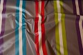 Grey coated textile with colored stripes Grey coated textile with colored stripes