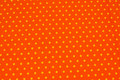 Orange cotton-jersey with yellow 8 mm dots Orange cotton-jersey with yellow 8 mm dots
