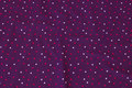 Red-purple cotton-jersey with 4 mm dots in pink and light-purple Red-purple cotton-jersey with 4 mm dots in pink and light-purple