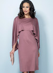 Pullover Dresses with Attached Capelets Pullover Dresses with Attached Capelets