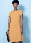 Dresses with Hip Detail, Neck and Sleeve Variations Dresses with Hip Detail, Neck and Sleeve Variations