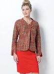 Lined Princess-Seamed, Raglan-Sleeve Jacket and Skirt Lined Princess-Seamed, Raglan-Sleeve Jacket and Skirt