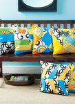 Pillow Covers with Contrast Front Sections Pillow Covers with Contrast Front Sections