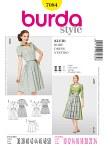 Dress with buttons and short or long sleeves Dress with buttons and short or long sleeves
