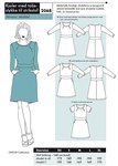 Dresses with waist piece for knits Dresses with waist piece for knits