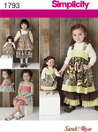 ChildÂs Dress Set & 18 inches Doll Dress ChildÂs Dress Set & 18 inches Doll Dress