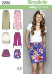 Misses Easy to Sew Skirts & Shorts Misses Easy to Sew Skirts & Shorts