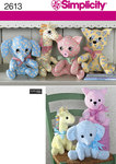 Two Pattern Piece Stuffed Animals Two Pattern Piece Stuffed Animals