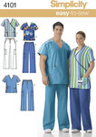 Unisex Uniform: Scrub Tops and Trousers Unisex Uniform: Scrub Tops and Trousers