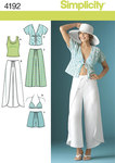 Wrap Trousers, Shorts, Kimono Top, Bra Top and Knit Top Wrap Trousers, Shorts, Kimono Top, Bra Top and Knit Top