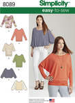 Misses Easy-to-Sew Knit Tops Misses Easy-to-Sew Knit Tops