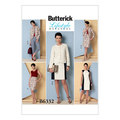 Collarless jacket, dress, skirt and pants Collarless jacket, dress, skirt and pants