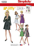 Misses´ Jiffy Dress and Sash or Scarf Misses´ Jiffy Dress and Sash or Scarf