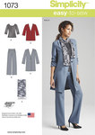 Misses Trousers, Coat or Jacket, Scarf and Knit Top Misses Trousers, Coat or Jacket, Scarf and Knit Top